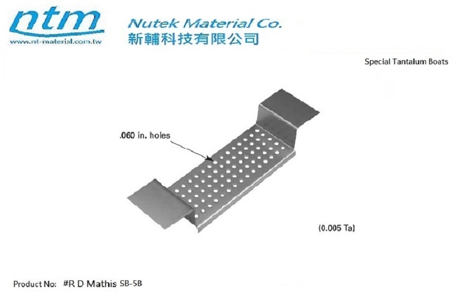 Special Tantalum Boats-Sb-5B